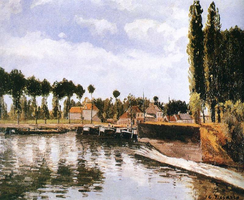 Camille Pissarro Pang plans Schwarz lake China oil painting art